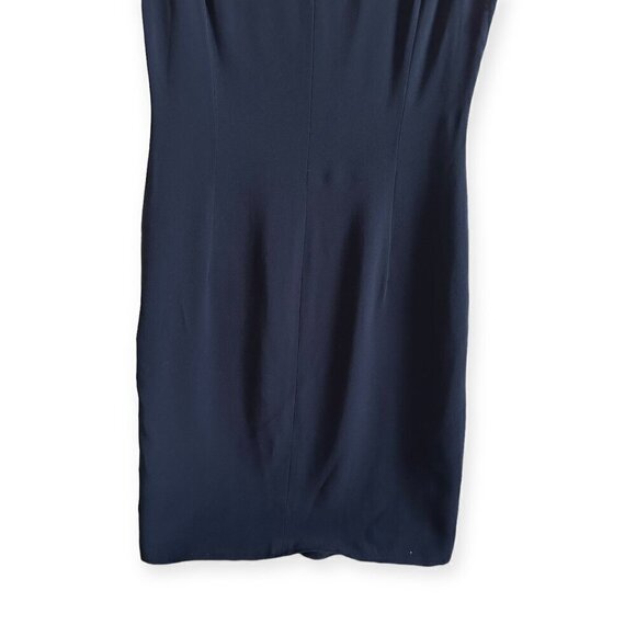 Michele Negri Navy Blue Sleeveless Dress, Size Italian 46 - Picture 8 of 12